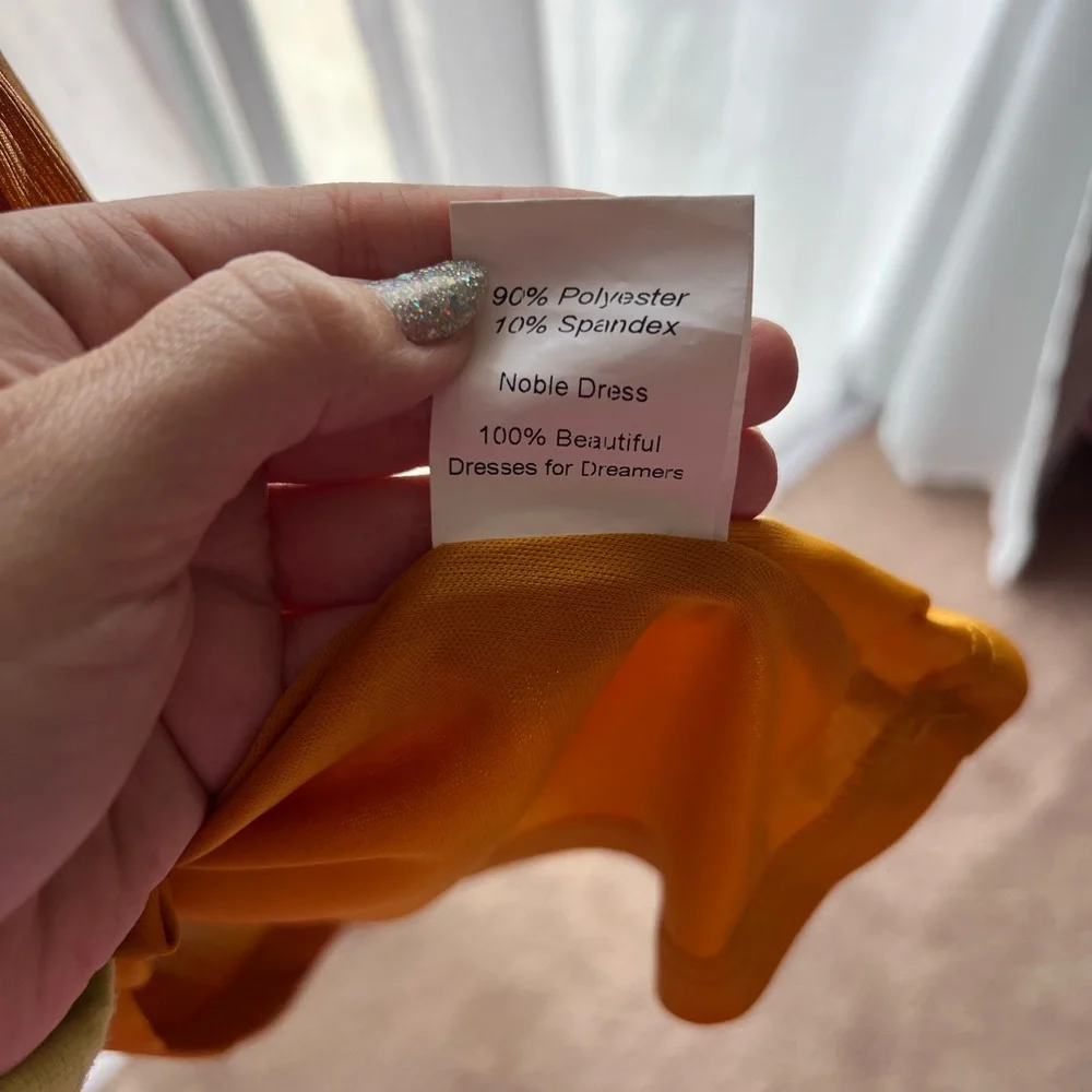 JessaKae Gold Smocked Pleated Sundress - Picture 4 of 6
